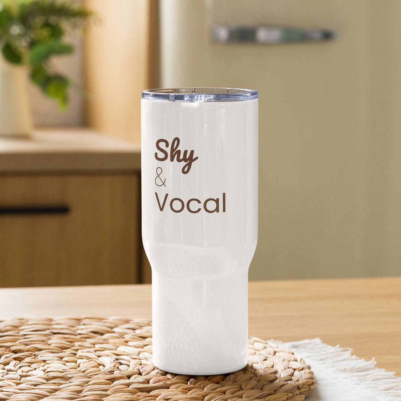 Brown Shy & Vocal Tumbler